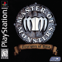 Master of Monsters Disciples of Gaia Playstation  box art